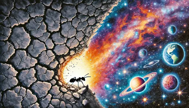 The Ant and Its Tiny World: A Reflection on Life’s Boundless Possibilities